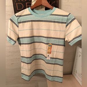 NWT Kids Thereabouts Ocean Stripe Tee
